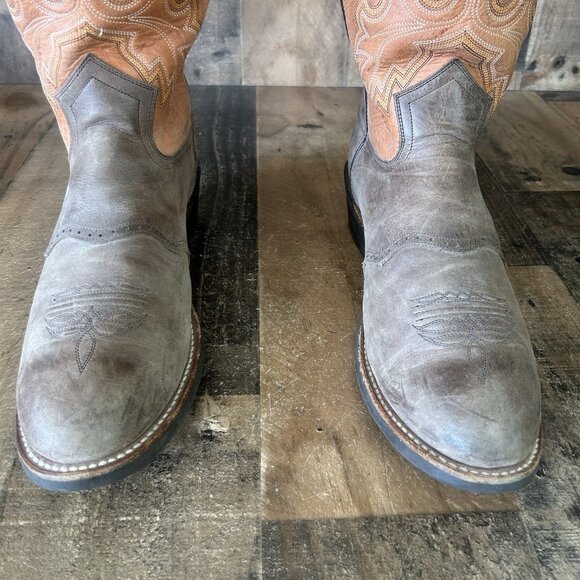 Double H 1537 Buckaroo Tall Western Cowboy Boots Mens 13 D - Picture 11 of 12